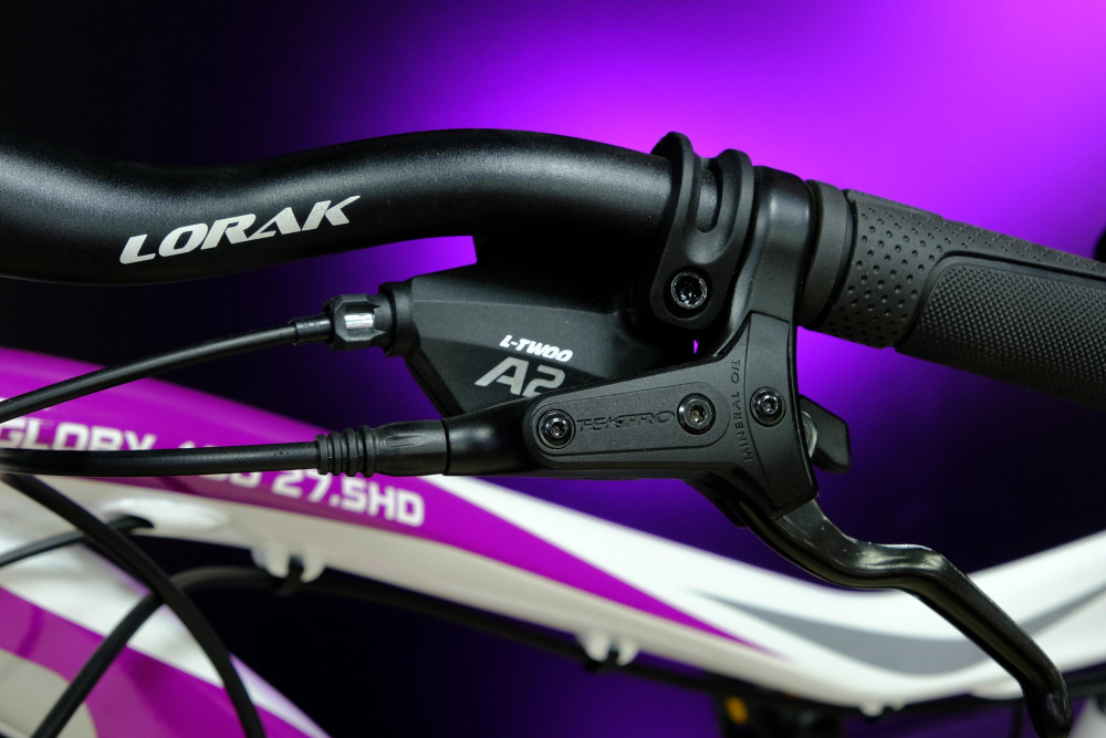 Lorak Glory 100 HD 27.5 Белый/Фиолетовый рама 15 (на рост 141-160)