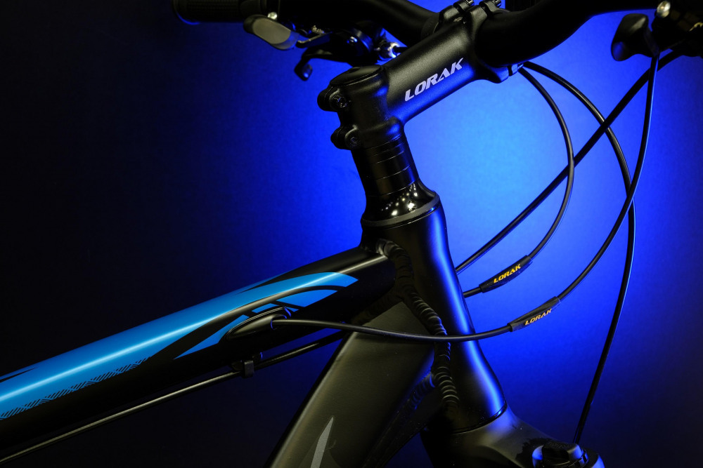 Lorak 1.0 Матовый Чёрный/Синий рама 17 (на рост 155-173) (27.5)