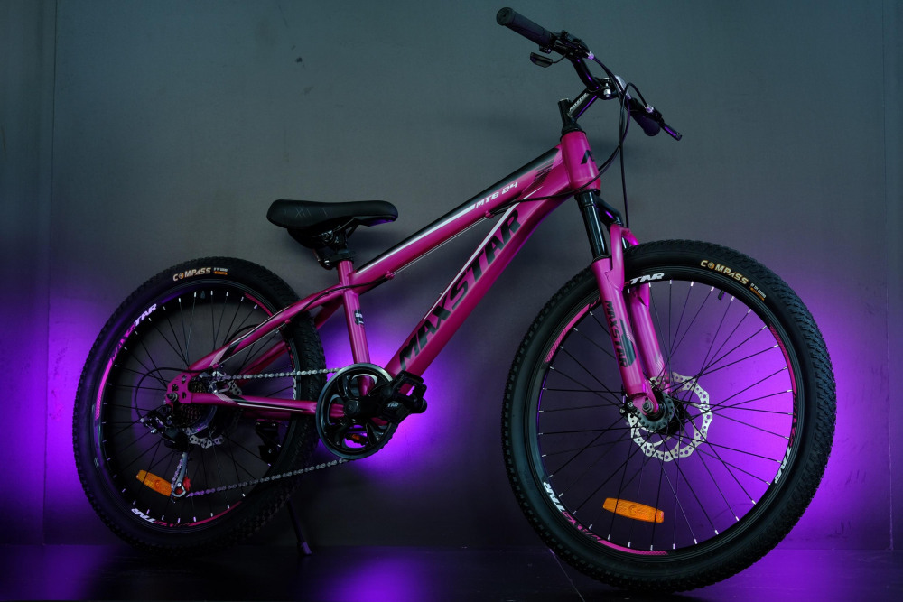 MAXSTAR 24" Матовый Розовый/Чёрный