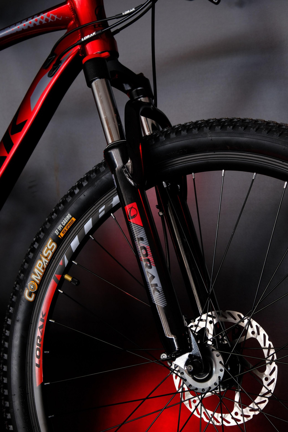 Lorak M-04 Prom Красный/Чёрный 19р (на рост 171-182)