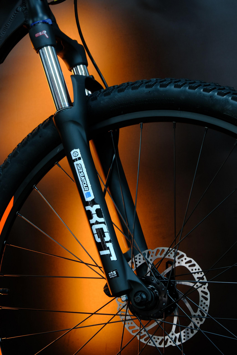 Lorak 6.0 Матовый Чёрный/Оранжевый рама 23 (на рост 189-205)