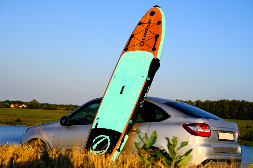 Сапборд Lorak 911 (335*84*15) зелёное дерево, код 77911