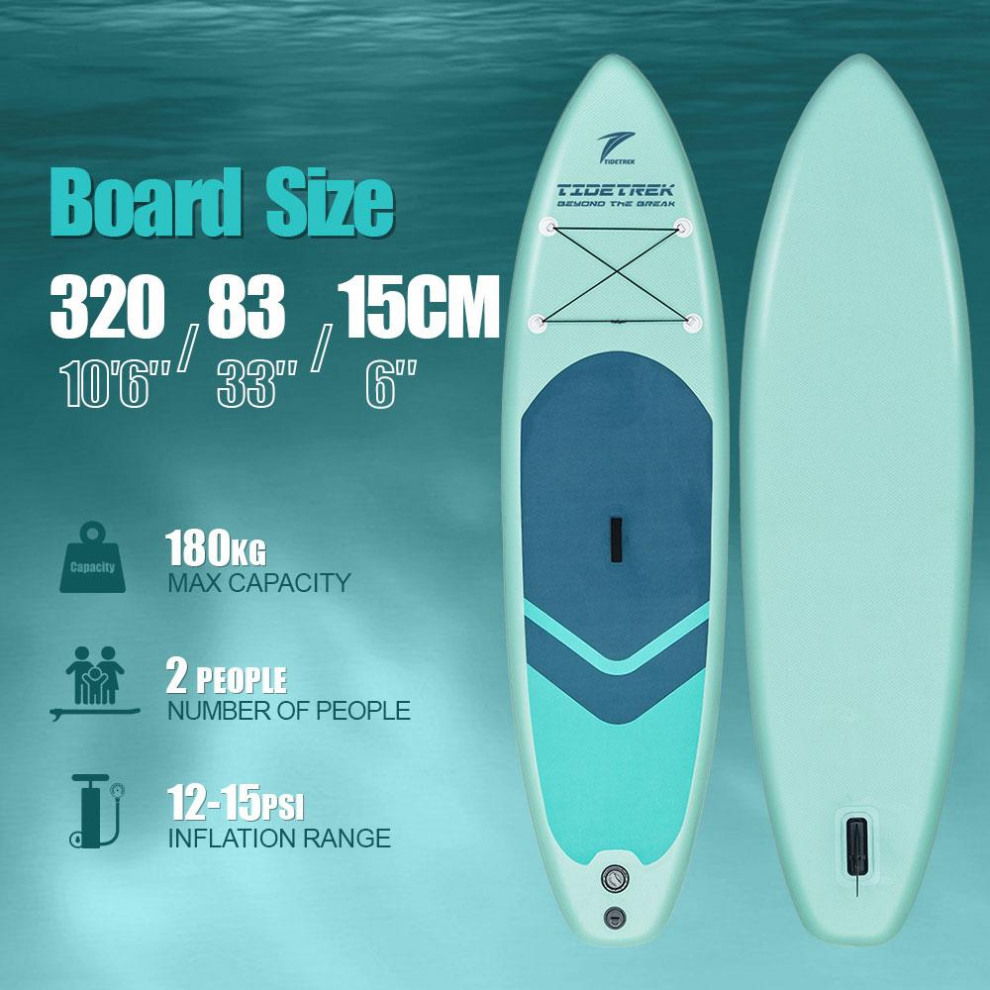 Сапборд TIDETREK SUPTT70N (320*83*15) бирюзовый, код 78931