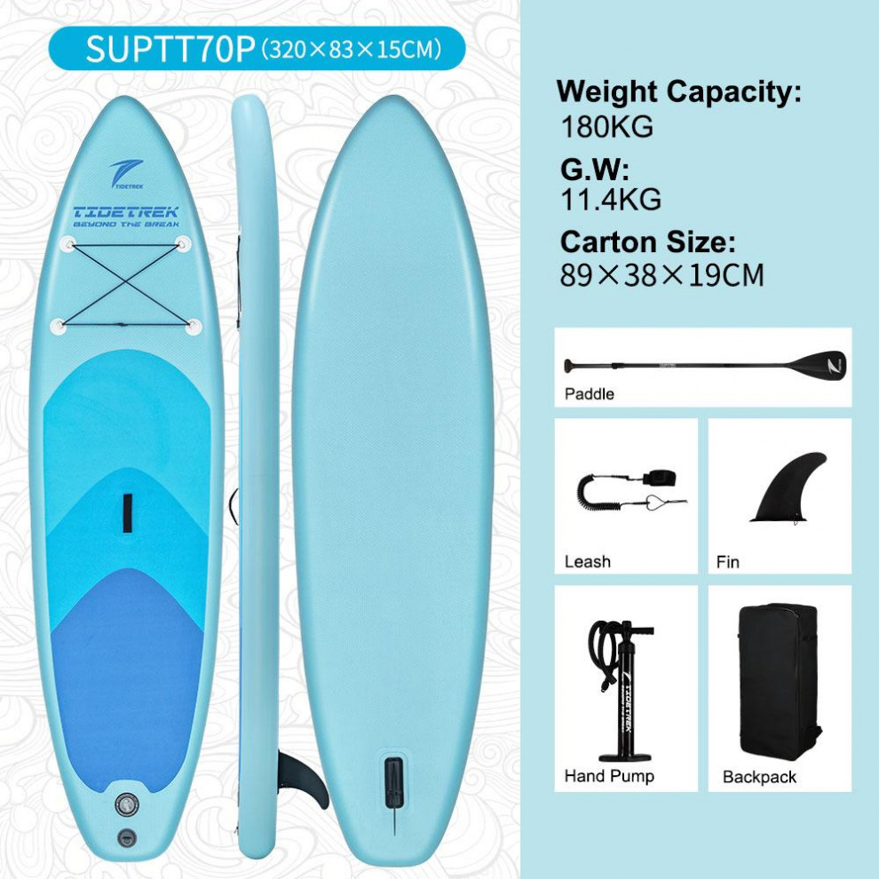 Сапборд TIDETREK SUPTT70P (320*83*15) голубой, код 78932