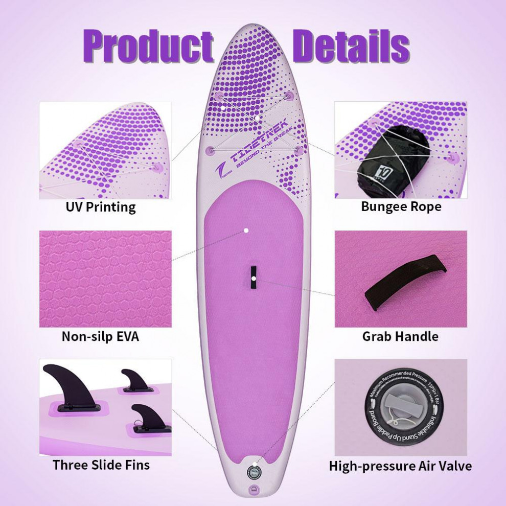 Сапборд TIDETREK SUPTT70F (335*83*15) сиреневый, код 78933