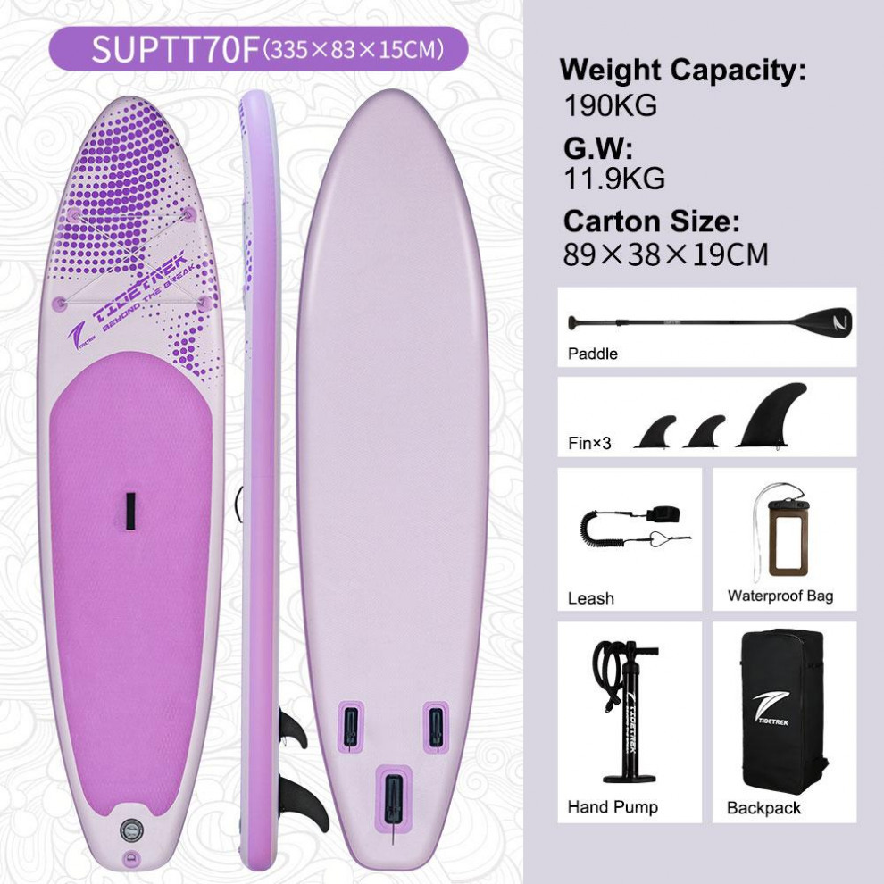 Сапборд TIDETREK SUPTT70F (335*83*15) сиреневый, код 78933
