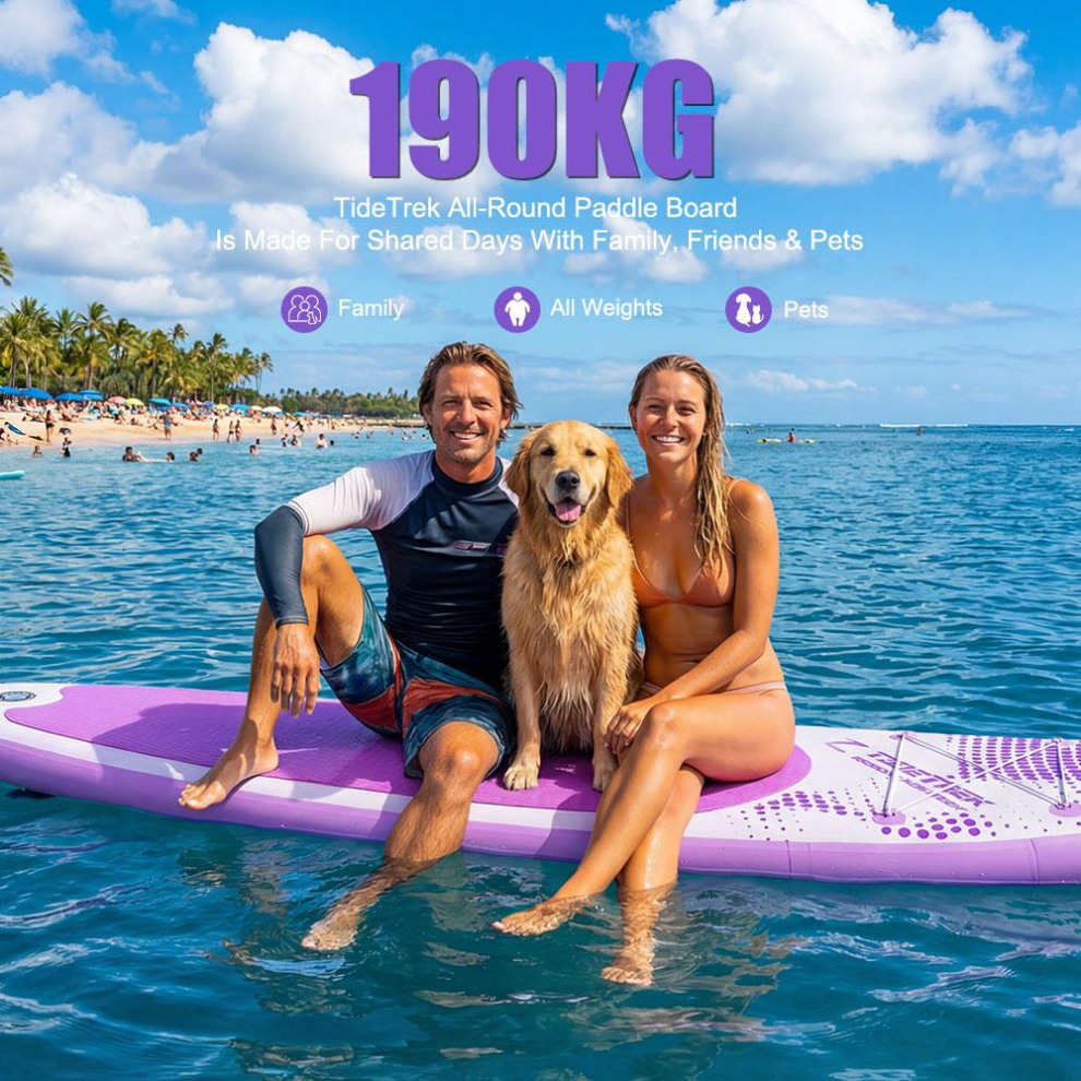 Сапборд TIDETREK SUPTT70F (335*83*15) сиреневый, код 78933