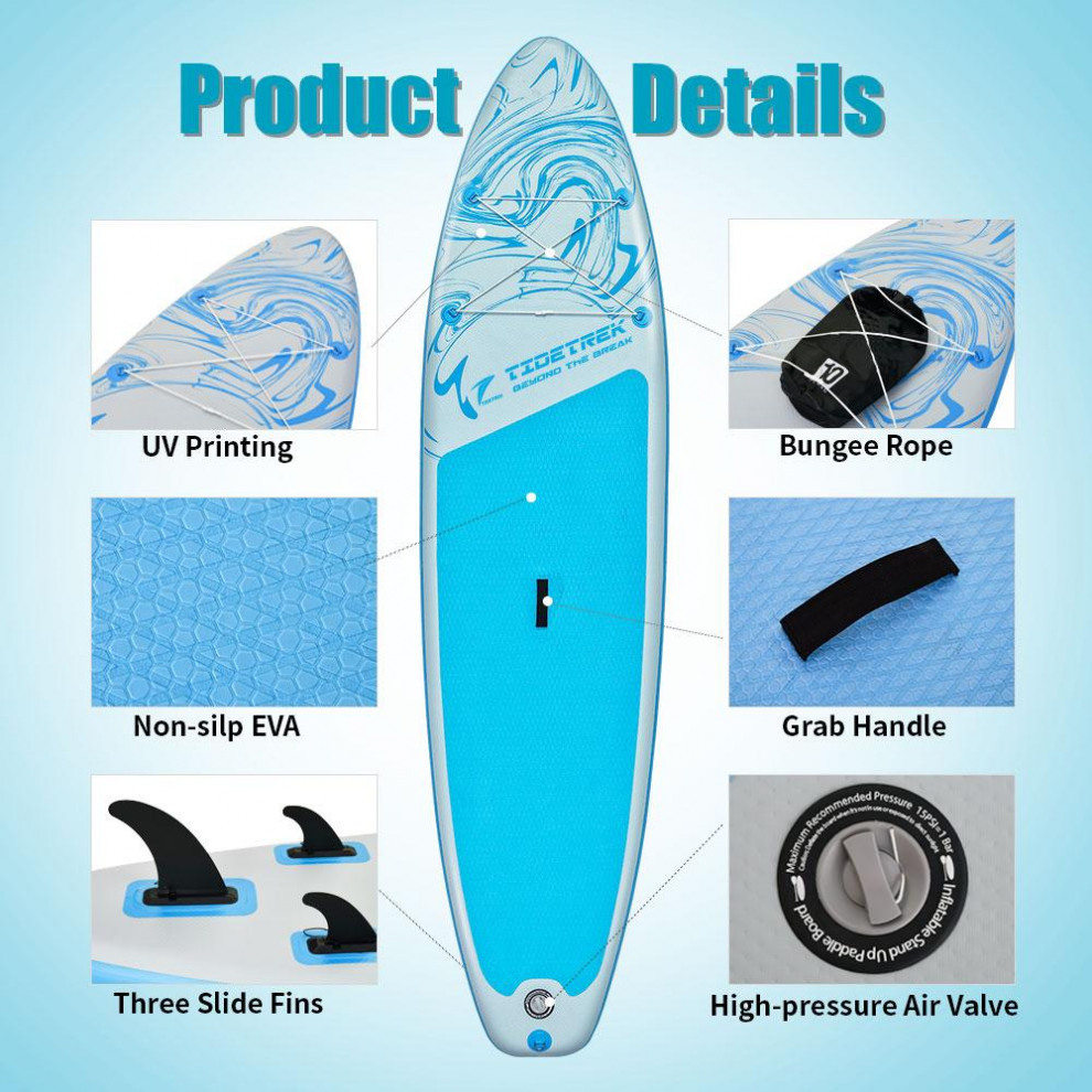 Сапборд TIDETREK SUPTT70H (335*83*15) голубой, код 78934