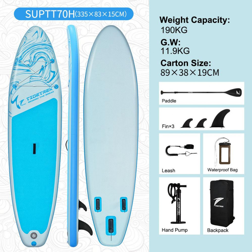Сапборд TIDETREK SUPTT70H (335*83*15) голубой, код 78934