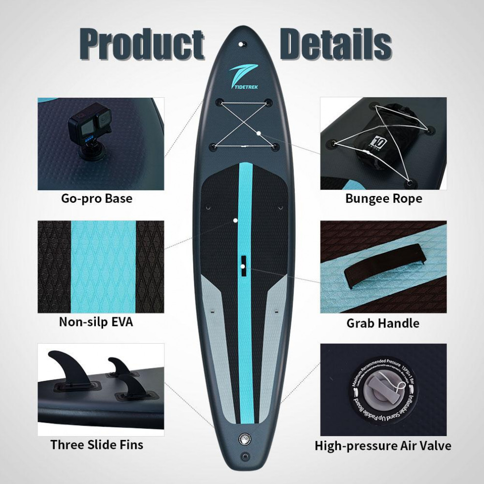 Сапборд TIDETREK SUPTT71B (350*83*15) серый, код 78938