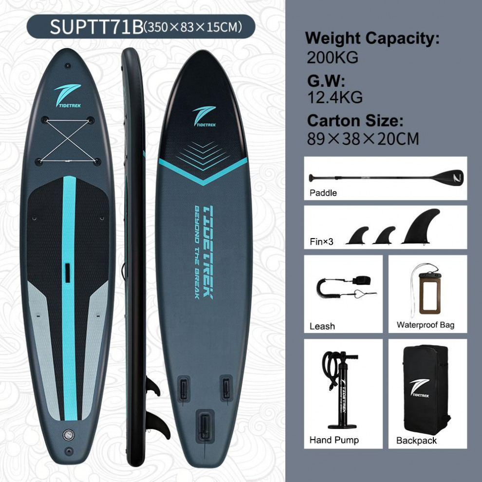 Сапборд TIDETREK SUPTT71B (350*83*15) серый, код 78938